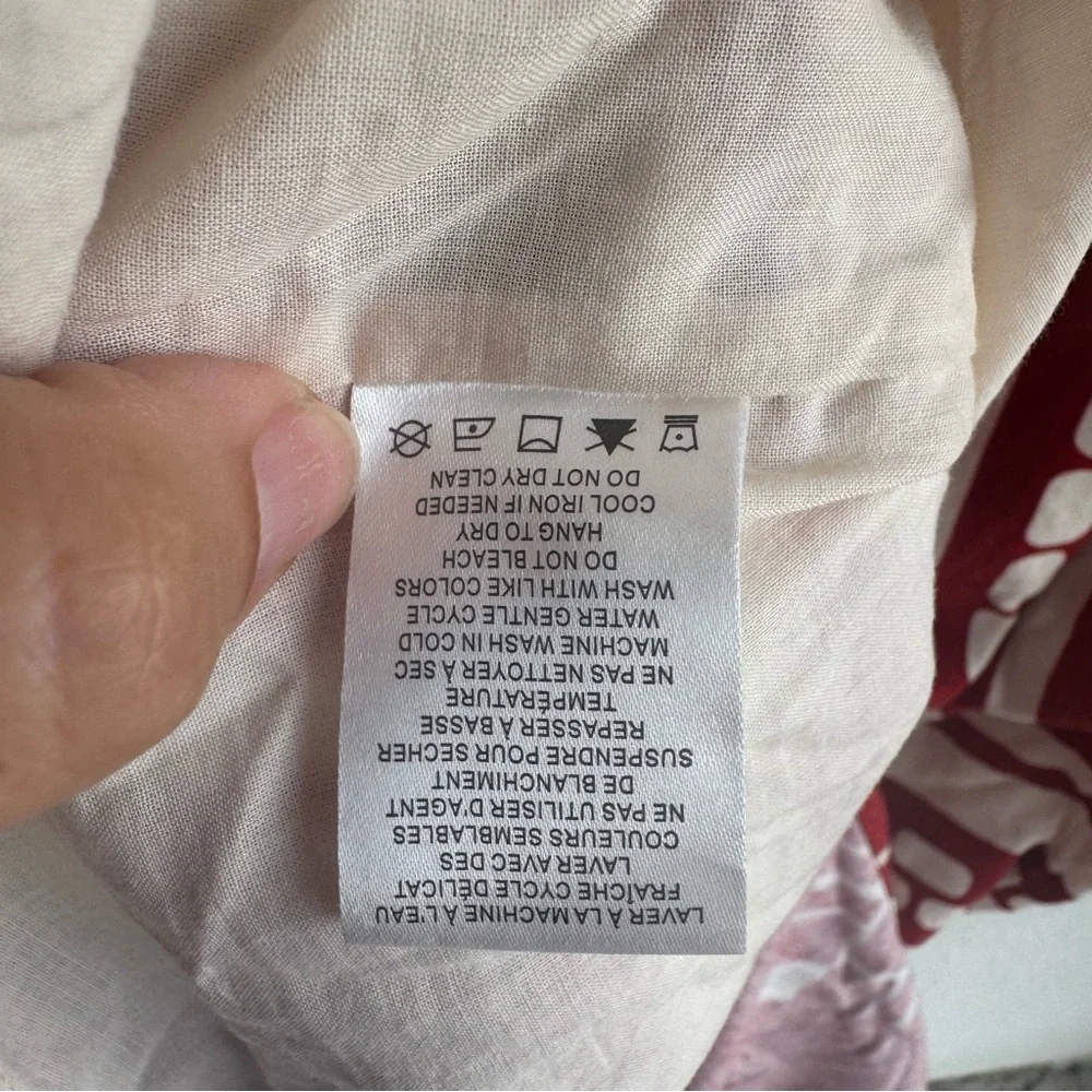 Caroline Constas Sun Goddess Cut Out Maxi Printed linen Dress in Red and… - Picture 9 of 9